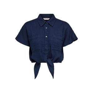 Only Leoni Seersucker Knot Shirt